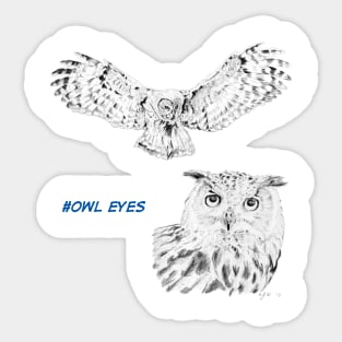 Owl Eyes! Sticker